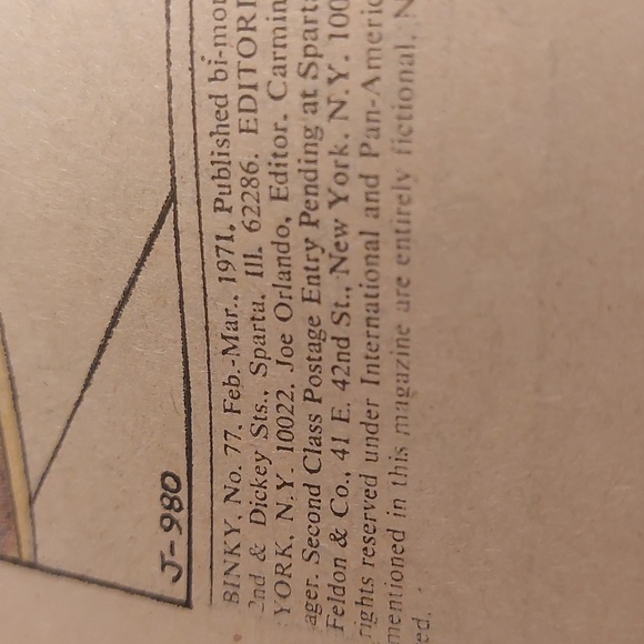 Vintage Binky Comic Book - Picture 2 of 7